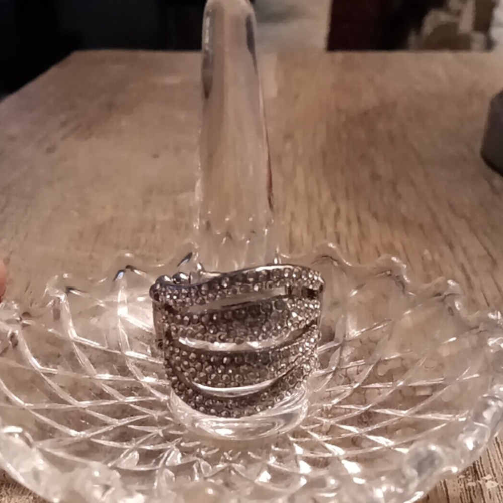 Paparazzi Silver Textured Ring